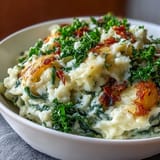 Irish Colcannon Mashed Potatoes