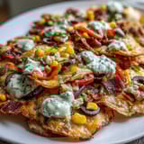 Rainbow Veggie Irish Nachos