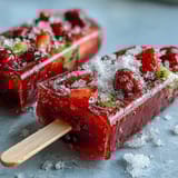 Strawberry Daiquiri Popsicles