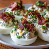 Jalapeño Popper Deviled Eggs Cream Cheese