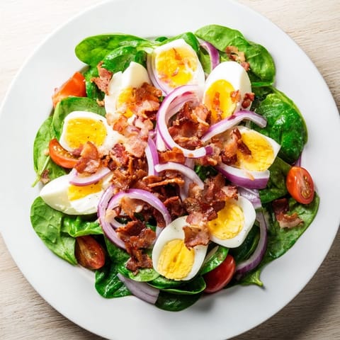 Spinach Bacon Egg Salad