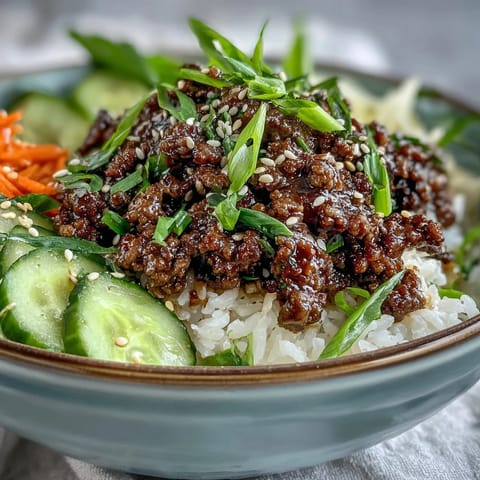 Korean Ground Beef Bowl
