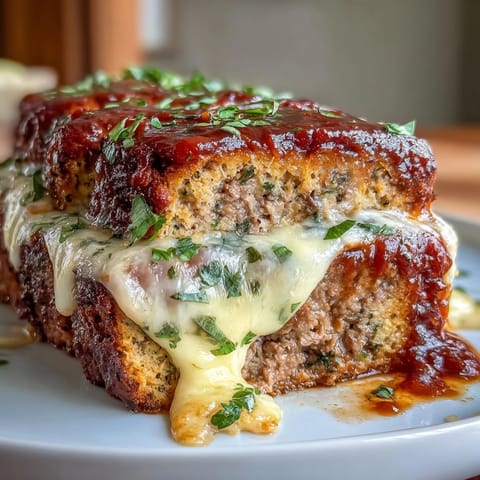 Italian Meatloaf Mozzarella