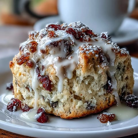 A golden tray of flaky scones bursting with candied orange peel and juicy cranberries, ideal for a cozy Valentine's brunch.  