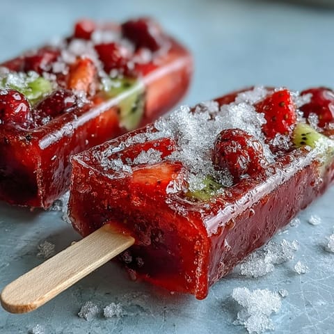 Strawberry Daiquiri Popsicles
