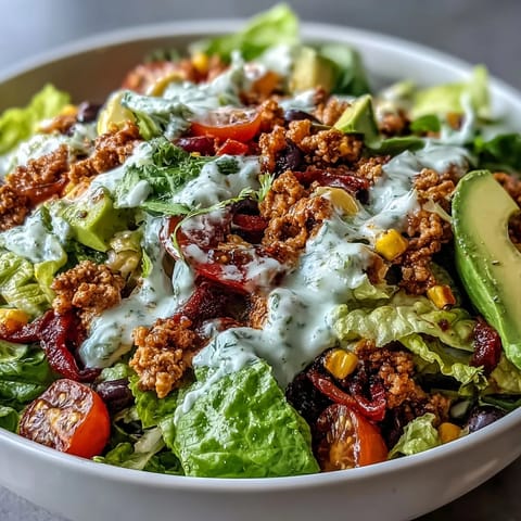 Healthy Easy Taco Salad Bowls #203