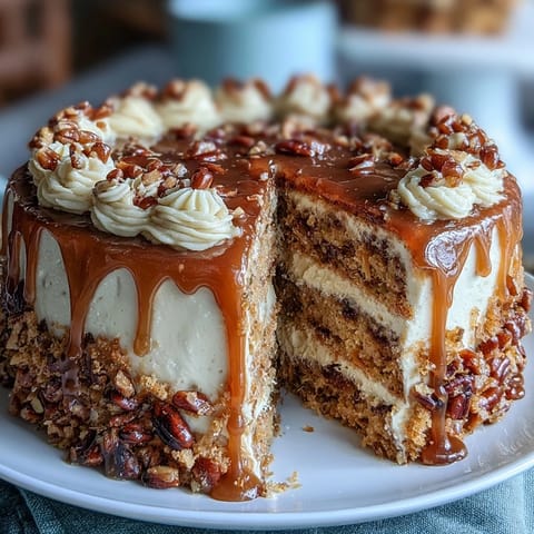 Carrot Walnut Spring Cake