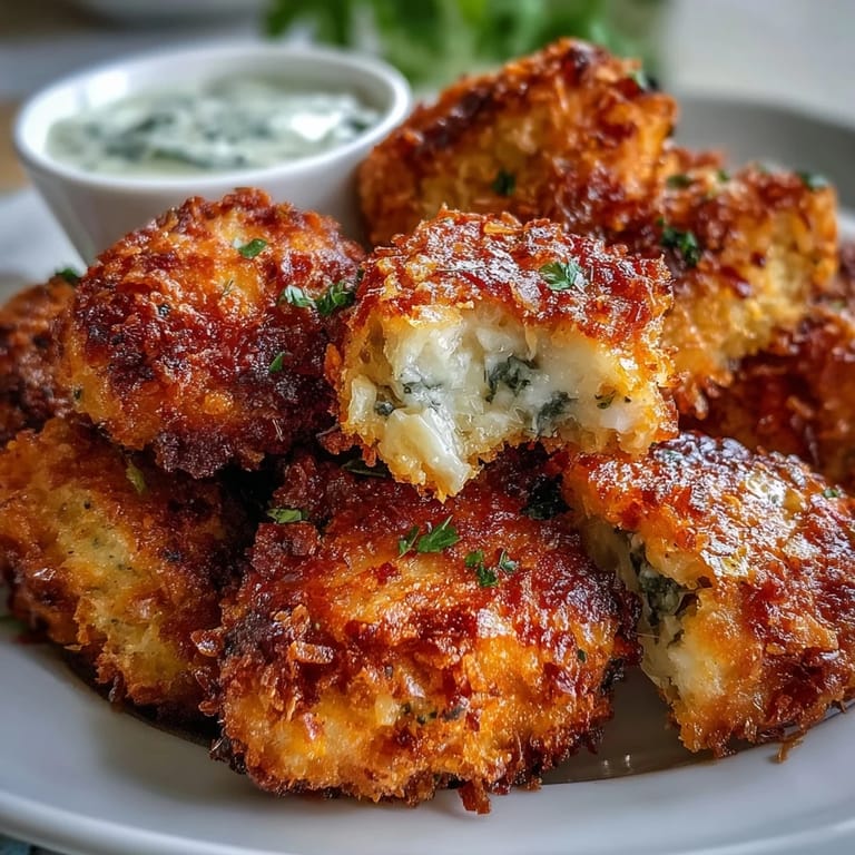 Perfectly crisped Asiago Panko Chicken Bites on a baking sheet, ready for a quick snack.