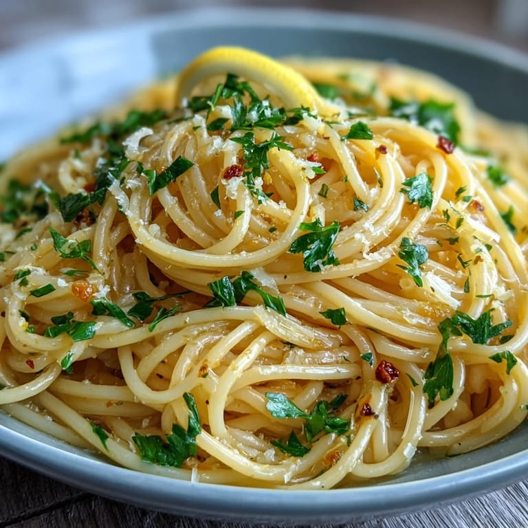 Bright and buttery lemon pasta dish with al dente spaghetti, zesty citrus notes, and a rich, glossy Parmesan sauce.