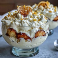 Elegant limoncello tiramisu cups with layers of lemon mascarpone cream and liqueur-soaked ladyfingers, garnished with fresh zest.